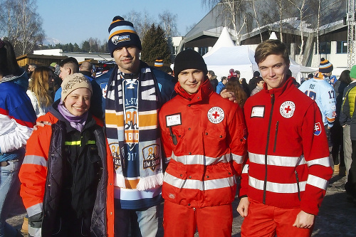 O fotografiu s obrancom Radoslavom Suchým mali záujem aj záchanári.