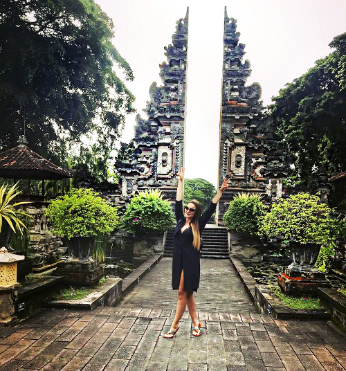 Na Bali som bola s kamarátmi a obehali sme veľa zaujímavých miest. 