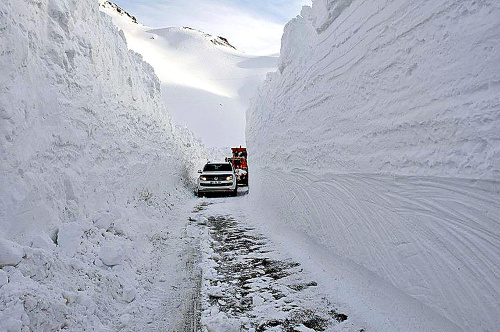 Turecko - Bahcesaray: Za víkend napadlo 500 centimetrov snehu