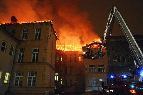 Požiar zničil časť historickej budovy Prírodovedeckej fakulty UPJŠ.
