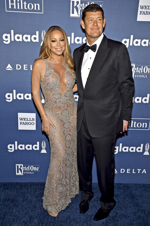 Mariah Carey (46) a James Packer (49).