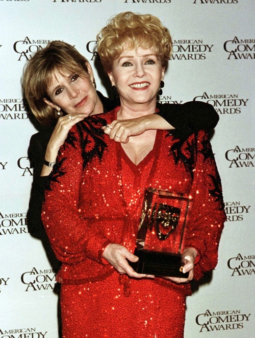 Debbie Reynolds so svojou dcérou Carrie Fischer.