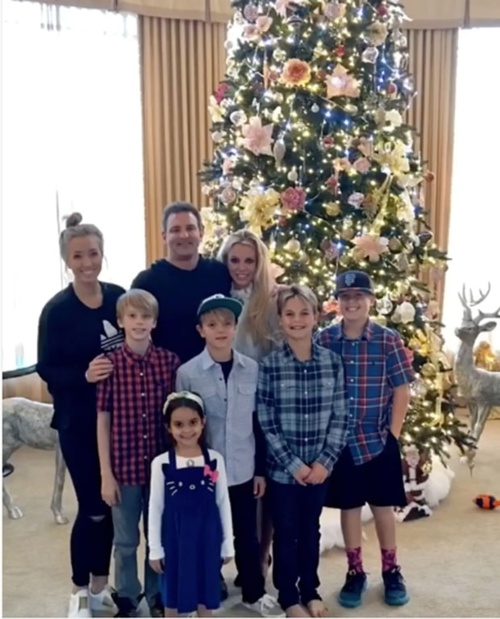 Britney Spears (35) s rodinou