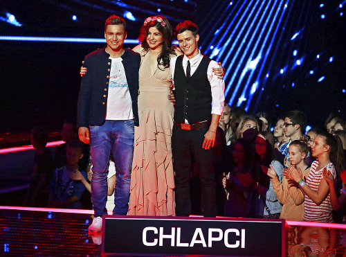 Speváčka a Vávra (vpravo) sa stretli v šou X Factor. 