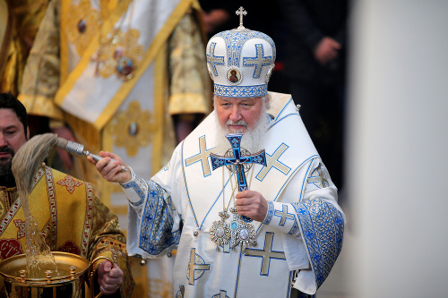 Ruský patriarcha Kirill posvätil katedrálu v Paríži.