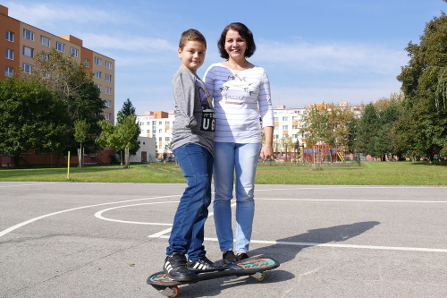 Mirka (42) je hrdá na syna Adama (10), ktorý napriek hendikepu miluje život.