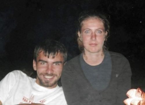 Michal s priateľkou Kristínou.