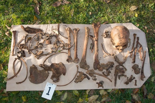 V Šahách pri zemných prácah našli ľudské kosti. 