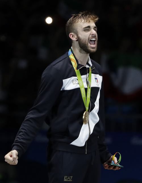 Daniele Garozzo so zlatom z olympijského Ria.