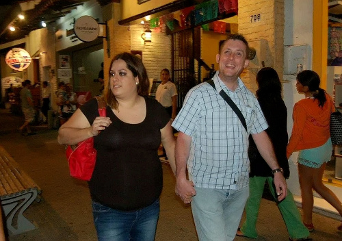 Monica s manželom ešte s nadváhou.