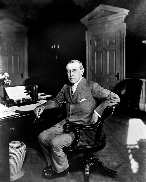 Woodrow Wilson (1913 - 1921).