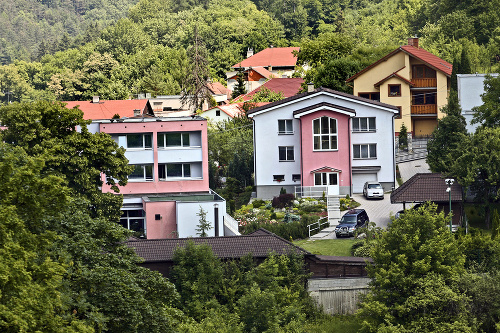Mečiarova vila Elektra v Trenčianskych Tepliciach.