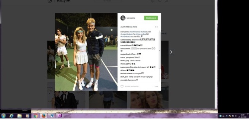 Ivana sa pochválila fotkou so známym tenistom.