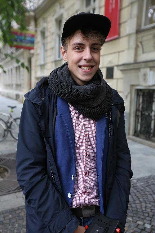 Tomáš Meško (20), študent, Bratislava