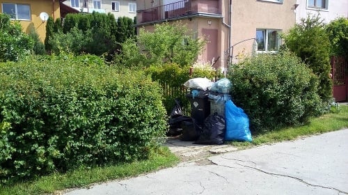 Takto to vyzerá po vývoze biologického odpadu vo Svite.