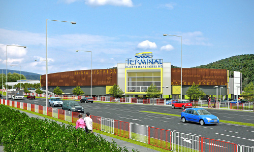 Dopravný terminál bude situovaný pod nákupným centrom.
