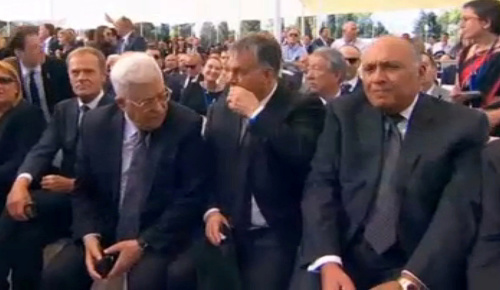 So Šimonom Peresom sa prišli rozlúčiť aj svetoví lídri. 