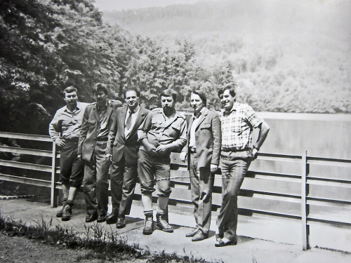 Ladislav Palko (prvý zľava) chodil s kolegami na obhliadku Morského oka aj v čase, keď správa nefungovala. 