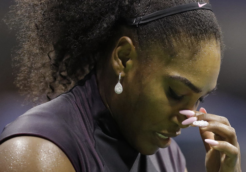 Serena Williamsová na US Open dohrala.