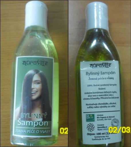 Bylinný šampón značky BON Bio Organic & Natural Auroville.