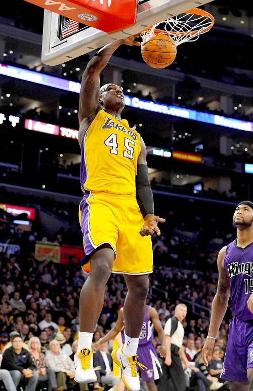 Caracter v časoch, keď mal pred sebou sľubnú kariéru v drese Lakers.
