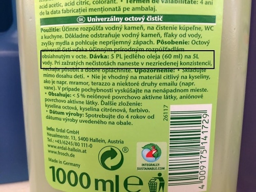 Na Slovensku by sme mali namiesto tohto prípravku na čistenie kobercov používať jedlý olej.