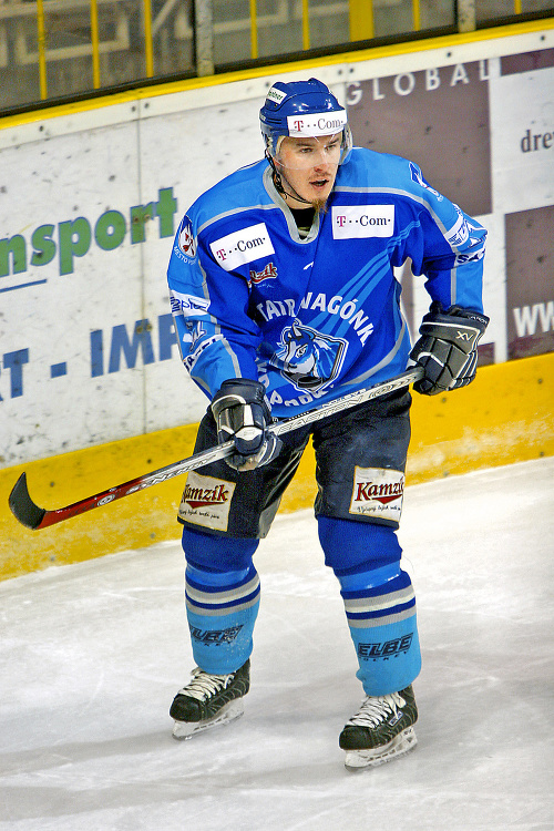 Blondínku videl ako posledný hokejista Miro Škovira. 