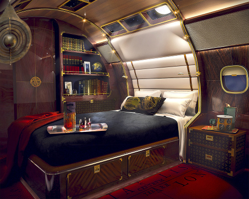 Spálňa: Nový majiteľ sa bude v rozprávkovej spálni cítiť ako v supermodernom hoteli.