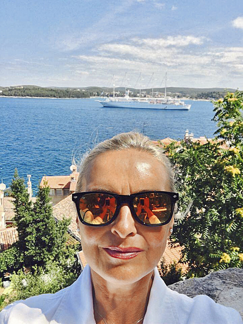 Eva dovolenkovala na Istrii.