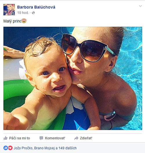Tehotná superstáristka dáva aj fotkami na facebooku najavo, že sa na materstvo teší.