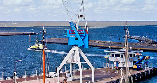 Hotel Harbour Crane, Harlingen, Holandsko