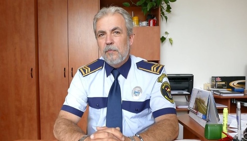 Zástupca náčelníka Mestskej polície Drahomír Hrkal (51).