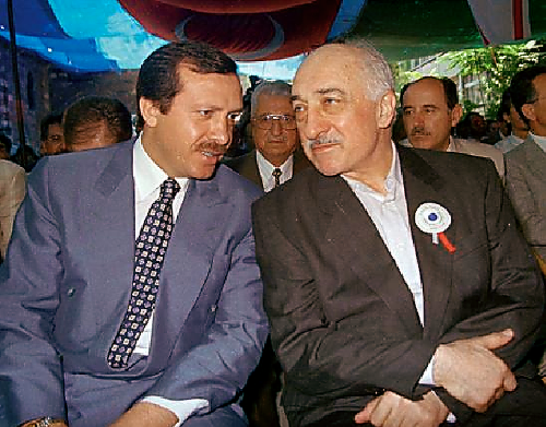 Recep Tayyip Erdogan a Muhammed Fethullah Gülen.