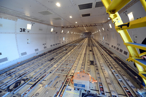 Prehliadka prvého slovenského nákladného Boeingu 747-400SF slovenskej leteckej spoločnosti Air Cargo Global.