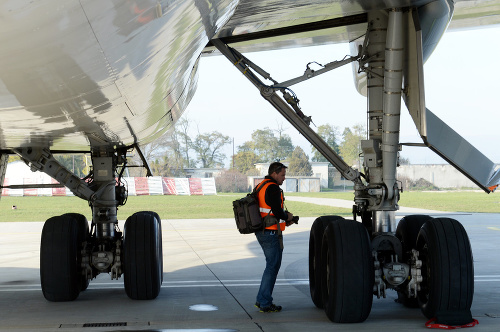 Prehliadka prvého slovenského nákladného Boeingu 747-400SF slovenskej leteckej spoločnosti Air Cargo Global.