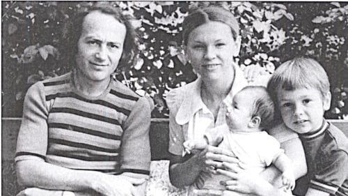 Petr Janda so synom Patrom a dcérou Martou.