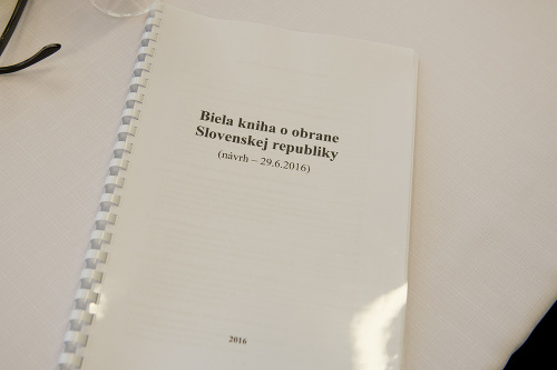 Biela kniha o obrane Slovenskej republiky - návrh z roku 2016.