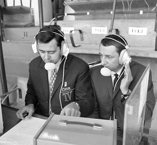 1962 - Legendárna komentátorská dvojica Polák - Holubec na futbalových MS.