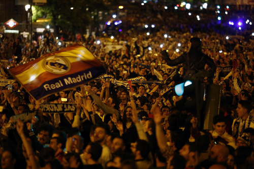 Hráči Realu Madrid zažili famózne majstrovské uvítanie. 