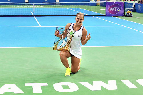 Cibulková a jej posledný turnajový triumf spred pár týždňov v Katoviciach.