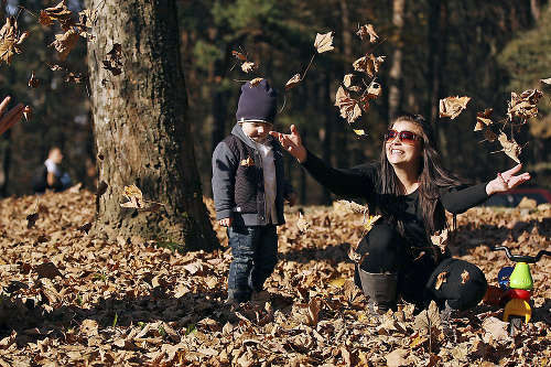 Mária (26) so synom Hugom (3) zo Zvolena.