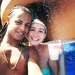 Heather a Adonis počas pobytu na Dominikánskej republike.