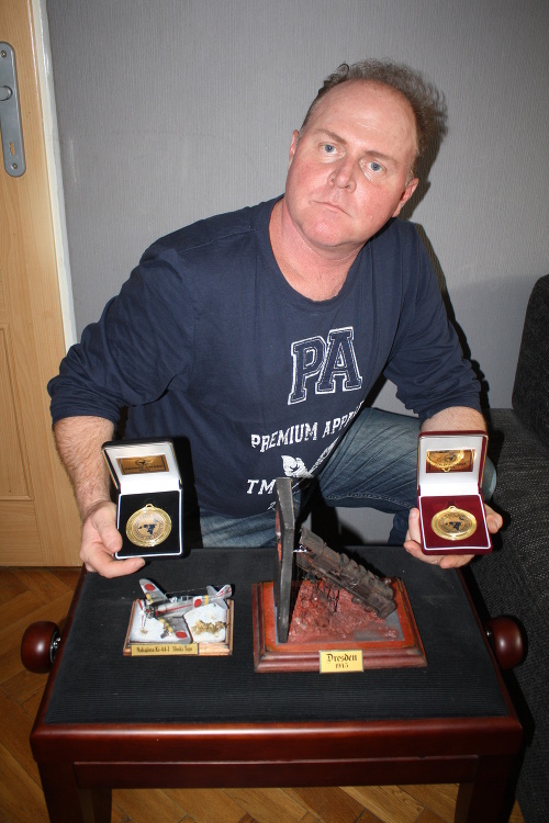Stanislav (44) získal za svoje modely zlatú aj bronzovú medailu.