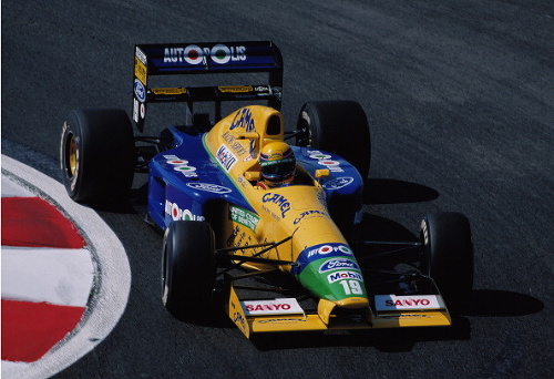 Na monoposte Benetton B191 Ford jazdil Schumacher v rokoch 1991 - 1992.