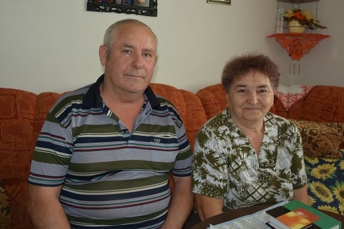 Manželia Bodnárovci sú šťastní, že mohli z Ukrajiny odísť. 