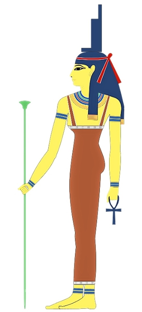Egyptská bohyňa ISIS.