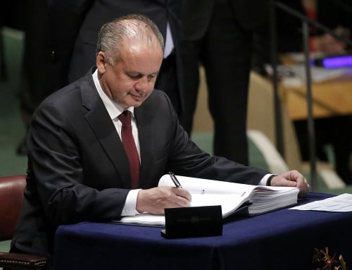 Za Slovensko ju podpísal prezident Andrej Kiska.