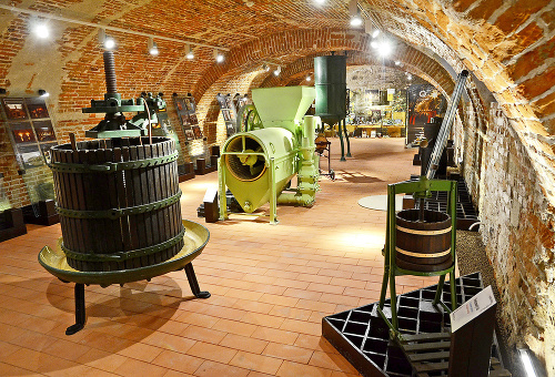 V podzemí kaštieľa je vynovená aj výstava o tokajskom vinohradníctve.