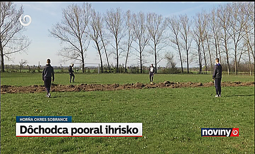 Futbalisti sa boja, že to traktorista ešte zopakuje. 