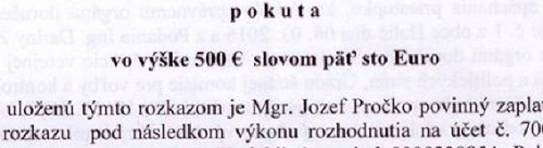 Zabávač dostal rozhodnutie okresného úradu o vyrubení pokuty.